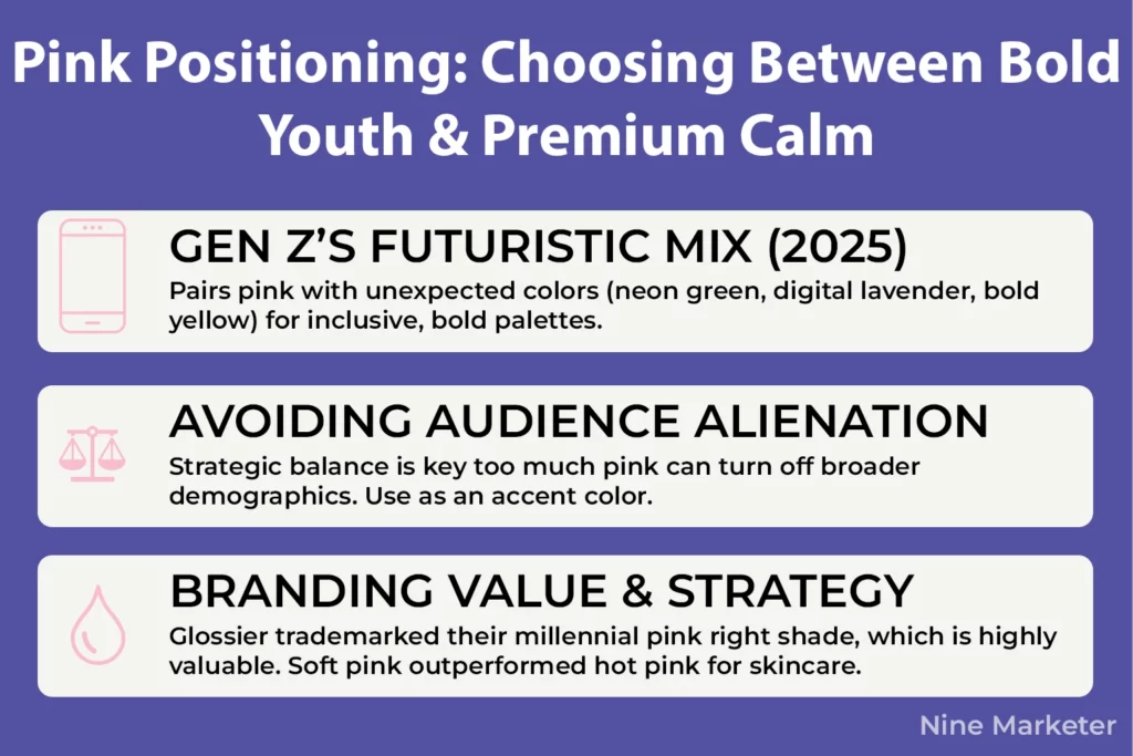 Pink Positioning Choosing Between Bold Youth Premium Calm