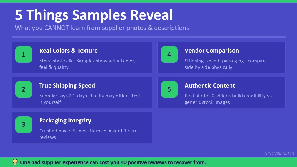 5 Things Samples Reveal