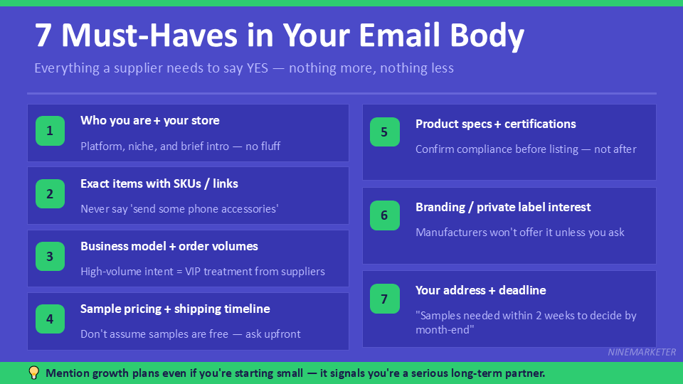 7 Must Haves in Your Email Body