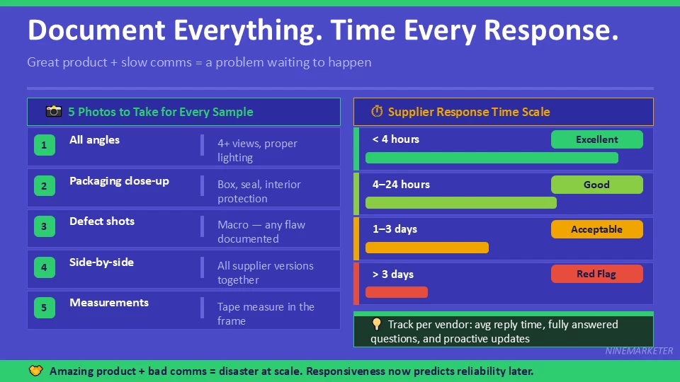 Document Everything. Time Every Response