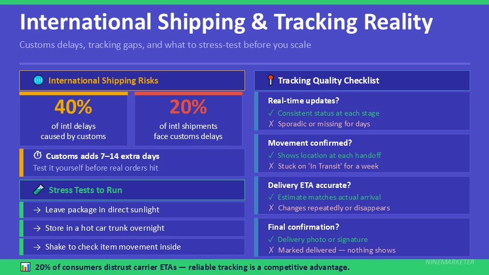 International Shipping Tracking Reality