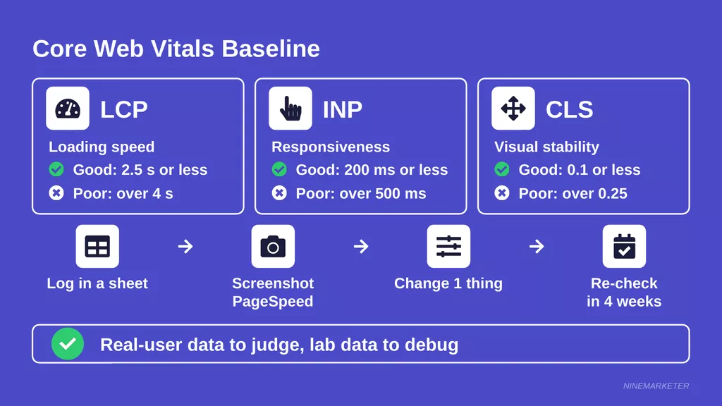 How to Properly Test and Optimize Your Dropshipping Store's Mobile Experience in 2026 6 Core Web Vitals Baseline Lcp Inp Cls
