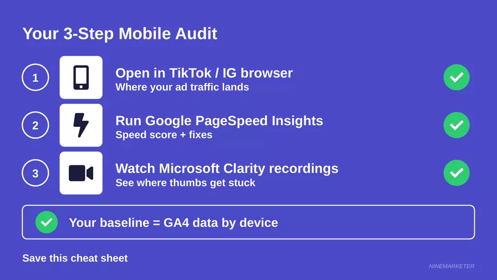 How to Properly Test and Optimize Your Dropshipping Store's Mobile Experience in 2026 1 Dropshipping Mobile Store Audit Checklist