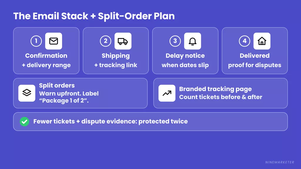 Dropshipping Order Tracking Email Stack Split Shipments