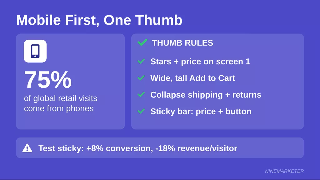 Mobile Product Page Trust Badges Sticky Add To Cart